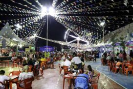 Festa gratuita acontece durante o mês de julho, de sexta a domingo, com atrações musicais, comidas típicas e bingo