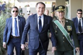 O presidente Jair Bolsonaro (PSL) participou de cerimônia do Exército nesta quarta-feira, em São Paulo