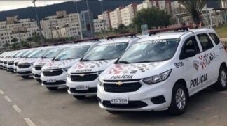 Viaturas da Pol&iacute;cia Militar de S&atilde;o Paulo