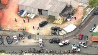 As viaturas clonadas da Polícia Federal foram abandonadas após a ação criminosa no Jardim Pantanal, na zona leste de São Paulo