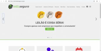 O site www.leilaoseguro.org.br, da Aleibras, orienta os compradores e tem espaço para denúncias