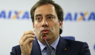 O presidente da Caixa, Pedro Guimarães