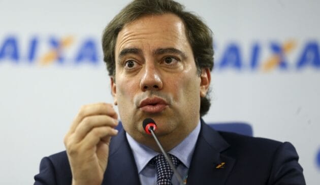 O presidente da Caixa, Pedro Guimarães