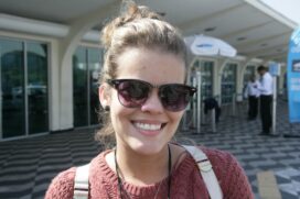 Para Jéssica, a sinalização que indica a área dos Apps não é clara