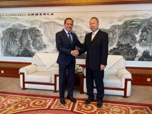 Doria em visita à China; projeto Novo Rio Pinheiros é tratado como um dos maiores do governador para as eleições de 2022