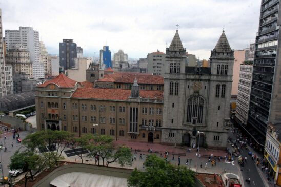 Mosteiro de S&atilde;o Bento, no centro hist&oacute;rico de SP