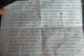 Presos do Centro de Detenção Provisória de Taubaté têm entregado cartas denunciam violações de direitos humanos
