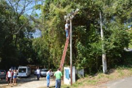 A Secretaria de Obras de Porto Feliz iniciou na última semana um mutirão de manutenção e limpeza no Parque das Monções