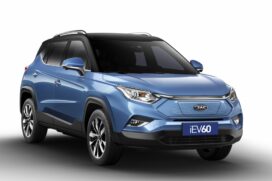 O iEV 60 será o maior SUV elétrico da JAC no Brasil