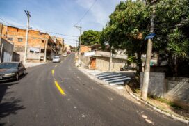 Em Taboão, prefeitura utilizou a verba para obras de recapeamento, como na rua Beatriz Augusta