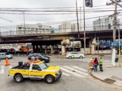 Caminhões e ônibus continuam proibidos de circular pelo viaduto