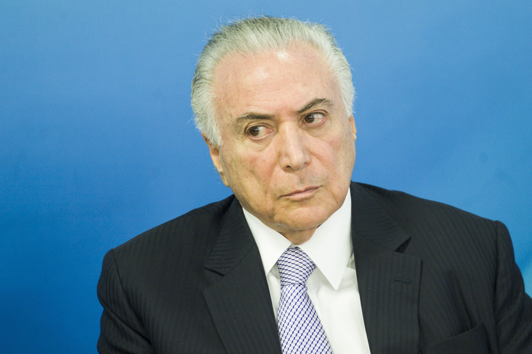 Eu jamais apoiei ou fiz empenho pelo golpe". Ex-presidente da Rep&uacute;blica, Michel Temer