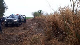 Corpo foi localizado em estrada de terra ao lado de canavial; jovem estava amarrada e amordaçada