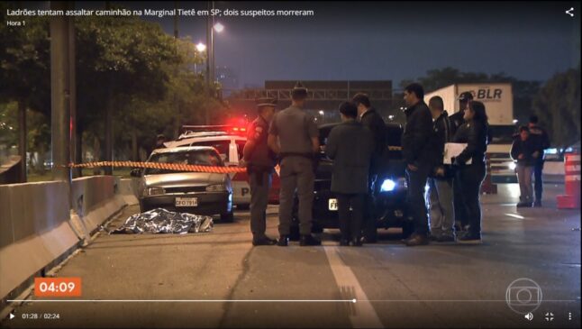 Caso aconteceu na noite de terça na pista expressa Marginal