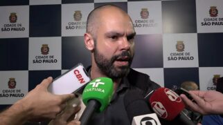 Prefeito Bruno Covas comentou a confusão com ambulante durante coletiva de imprensa na quinta