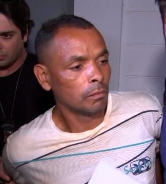 O porteiro desempregado Heronildo Martins de Vasconcelos, de 45 anos, foi preso em casa, na quarta-feira