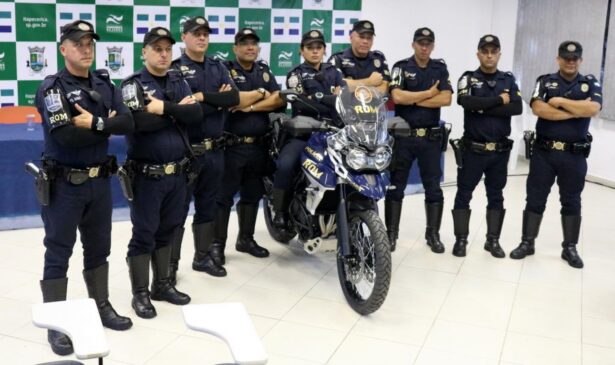 Das oito novas motos adquiridas pela prefeitura, duas já foram entregues na última sexta-feira