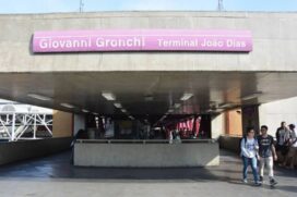Estação Giovanni Gronchi, na zona sul da Capital, uma das estações em que o teste está sendo feito