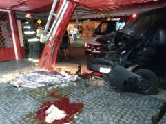 O acidente aconteceu na rua José Lins do Rego, no Jardim Tamoio, região periférica de Jundiaí