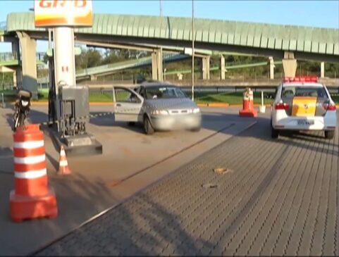 Tentativa de assalto aconteceu em um posto de gasolina no último sábado em Itaquaquecetuba