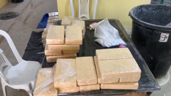 A Polícia Civil desativou uma refinaria de drogas, que funcionava em um sítio, e apreendeu 2,2 toneladas de cocaína no Interior