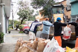 Na última etapa, no bairro Campanário a Prefeitura de Diadema, na região do ABC Paulista, recolheu 1.053 toneladas de entulho