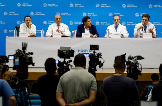 O diagnóstico foi divulgado nesta segunda-feira em coletiva de imprensa no hospital Sírio-Libanês