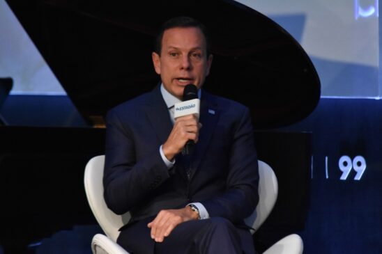 O governador João Doria participou nesta quarta-feira do evento Estadão Summit Brasil