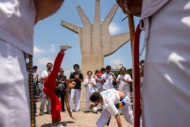 Um dos destaques deste ano foi o Encontro Nacional de Capoeira no Memorial da América Latina