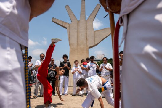 Um dos destaques deste ano foi o Encontro Nacional de Capoeira no Memorial da América Latina