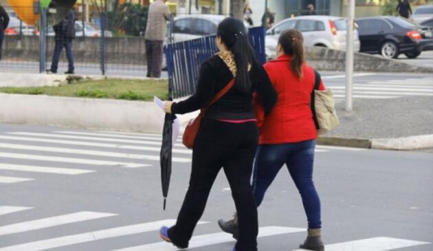 Frente fria no sul e sudeste