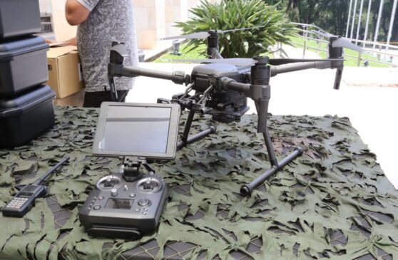 A Polícia Militar recebeu, nesta quinta, ainda 100 drones para ações preventivas e de inteligência