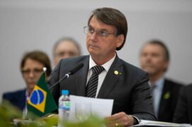 O presidente Jair Bolsonaro participou da cúpula do Mercosul, em Bento Gonçalves (RS), ontem