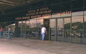 CAPITAL_Fachada do Fórum da Barra Funda, Zona Oeste de São Paulo_Reprodução-TV Globo
