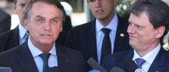 Jair Bolsonaro e Tarcísio Freitas