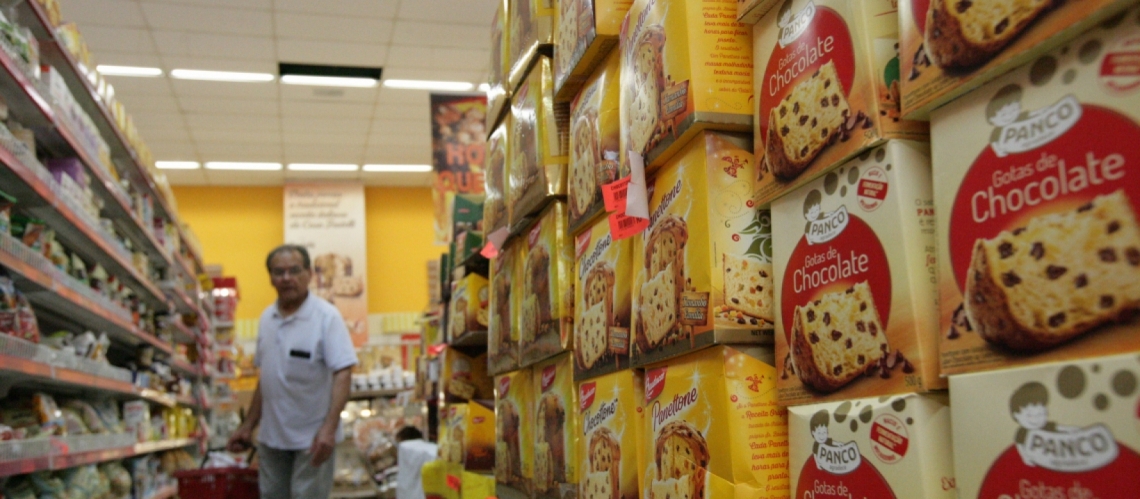 Nos panetones com frutas, a diferença pode chegar a 38%, nos chocotones a 21%