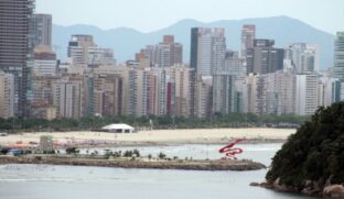 Praia do José Menino, em Santos