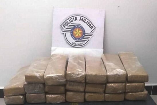 Elas confessaram que haviam buscado a droga no Paraguai e levariam para Tatuí (SP)