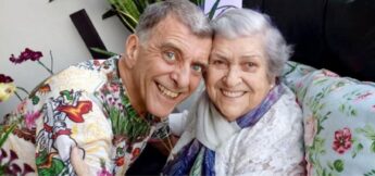 Jorge Fernando, morto há dois meses, e a mãe, Hilda, que faleceu hoje (29).