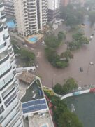 Em Mogi das Cruzes, o temporal de 45 minutos provocou diversos pontos de alagamento
