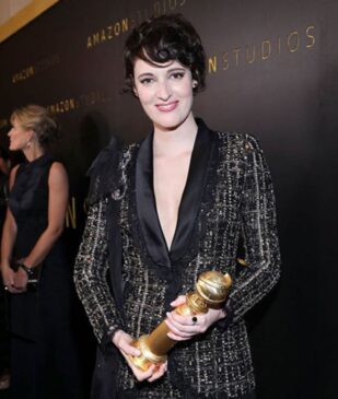 Phoebe Waller-Bridge vai leiloar roupa que usou no Globo de Ouro para ajudar vítimas de incêndios florestais na Austrália
