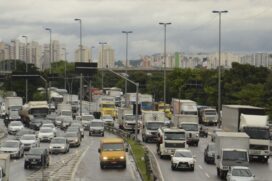 Prefeitura anunciou que concluiu as obras que interditaram a pista central da Marginal Tietê, no sentido rodovia Ayrton Senna