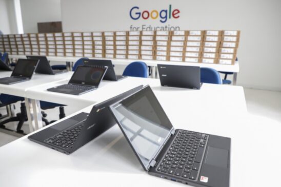Centro de Capacitação dos Profissionais da Educação recebeu os primeiros 150 Chromebooks