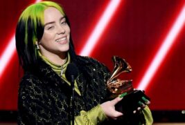 Eilish também é a mais jovem a ganhar todas as principais categorias de uma vez