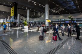 Movimentação de passageiros no Aeroporto de Gaurulhos, na região metropolitana de São Paulo; Azul comandará o Terminal 1