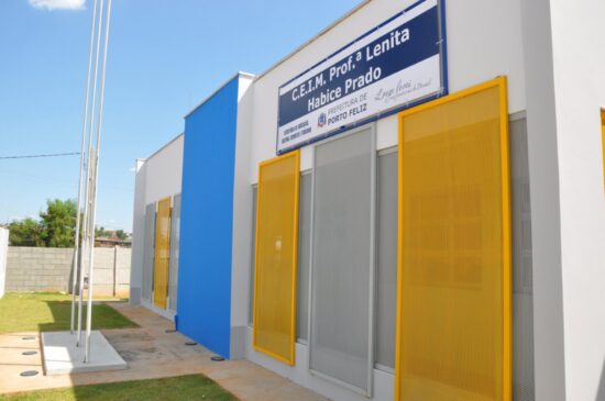 A Prefeitura de Porto Feliz inaugurou na última segunda-feira a CEIM Profª Lenita Habice Prado, no bairro Altos do Jequitibá
