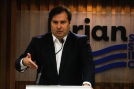 Rodrigo Maia participou de café da manhã na Federação das Indústrias do RJ nesta segunda