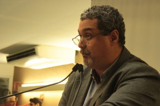O vereador e presidente do Settaport, Francisco Nogueira (PT), que convocou a audiência sobre o Porto de Santos