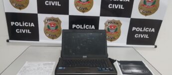 Equipamento foi recuperado pela polícia dois dias após o furto.