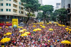 Carnaval de rua de São Paulo, em 2020, o último ano em que a folia tomou as ruas da Capital